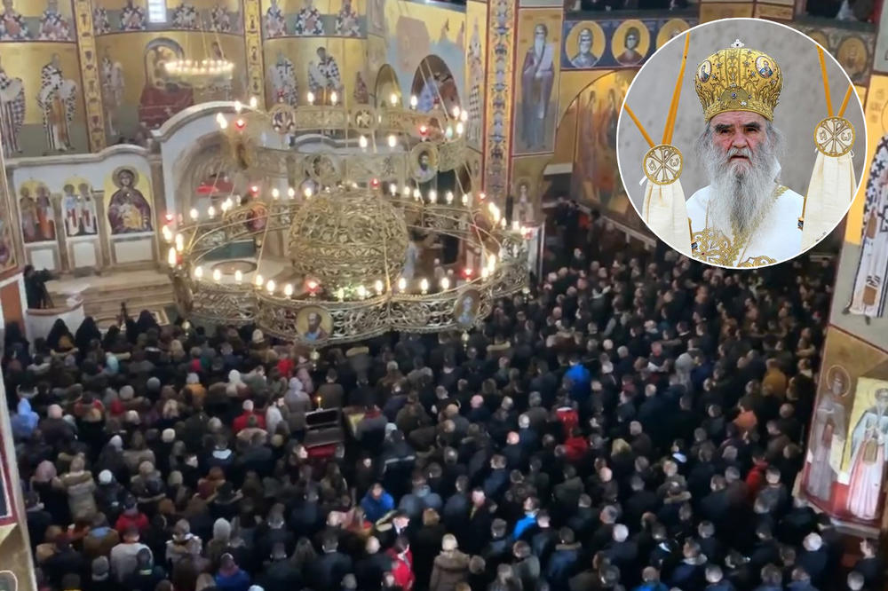 VELIČANSTVENO! HRAM U PODGORICI JUTROS PUN VERNIKA: Svi došli na liturgiju da podrže Srpsku pravoslavnu crkvu! (VIDEO)