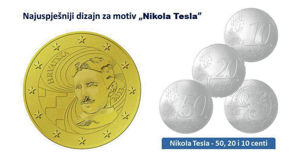 Nikola Tesla, kovanice