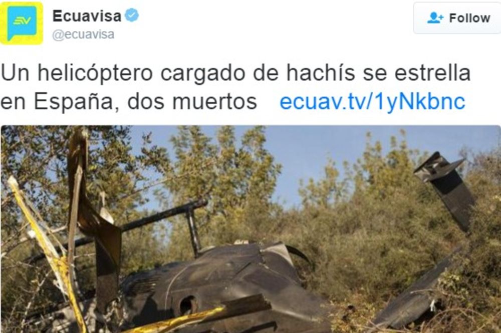 (FOTO) KRIMINALNA BANDA: Helikopterom prebacivali drogu iz Maroka u Španiju