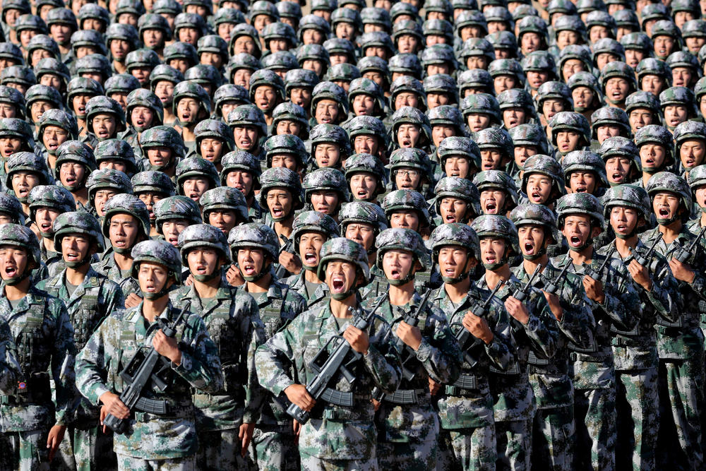 Kina, kineska vojska, vojska, vojnici, parada, 30 7 2017