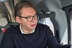 NA PUTU ZA KURŠUMLIJU! Predsednik se oglasio iz helikoptera i ostavio poruku na Instagramu (FOTO)