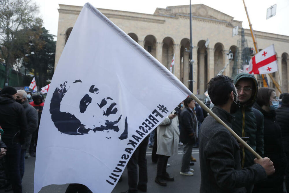Mihail Sakašvili, Tbilisi, Gruzija, protest
