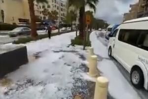 RETKA POJAVA U OMILJENOM LETOVALIŠTU SRBA ŠOKIRALA TURISTE: Morali da beže u hotele zbog iznenadne oluje! FOTO, VIDEO