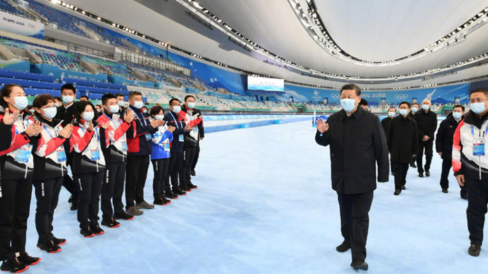 Si Đinping, Zimske olimpijske igre, Peking, pripreme, obilazak