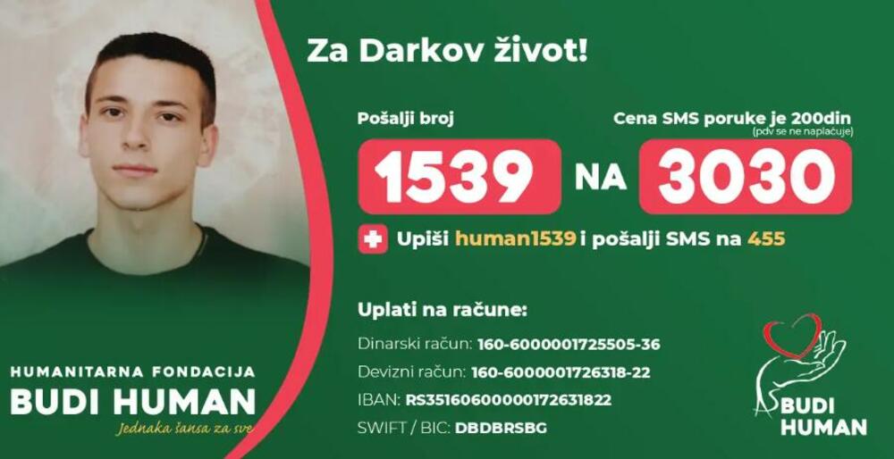 Darko Marković, Budi human, preminuo, umro