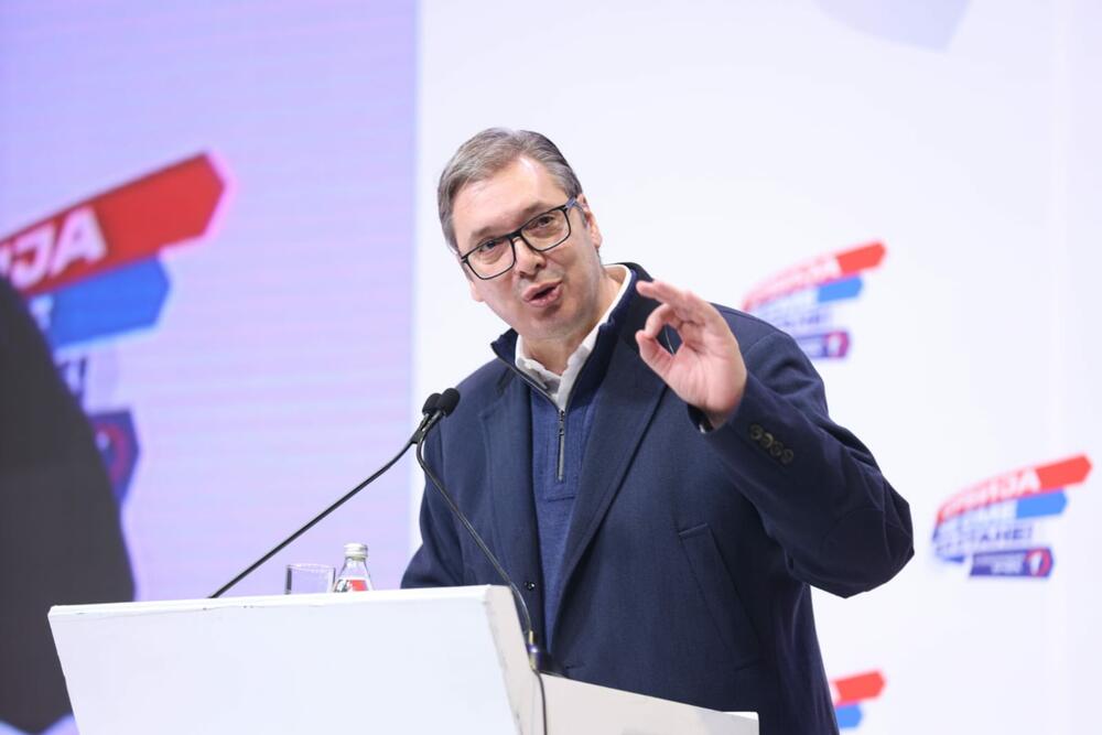 Izborni skup, Užice, Srbija ne sme da stane, Aleksandar Vučić