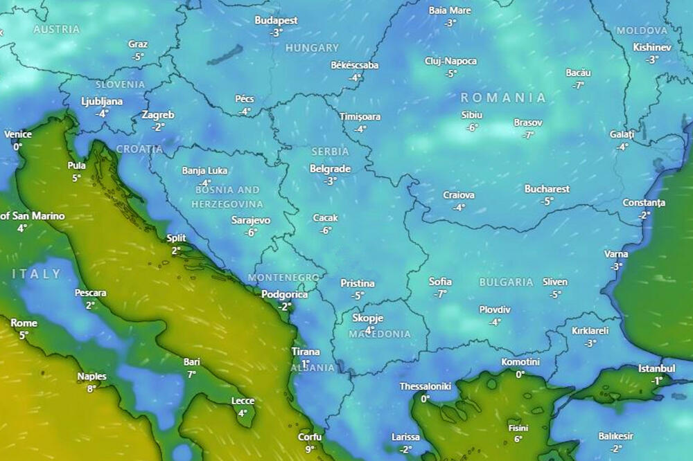 MINUS I SNEG U CELOJ SRBIJI TOKOM NOĆI: Evo kada stiže otopljenje - Doneće i nekoliko NEPRIJATNIH IZNENAĐENJA