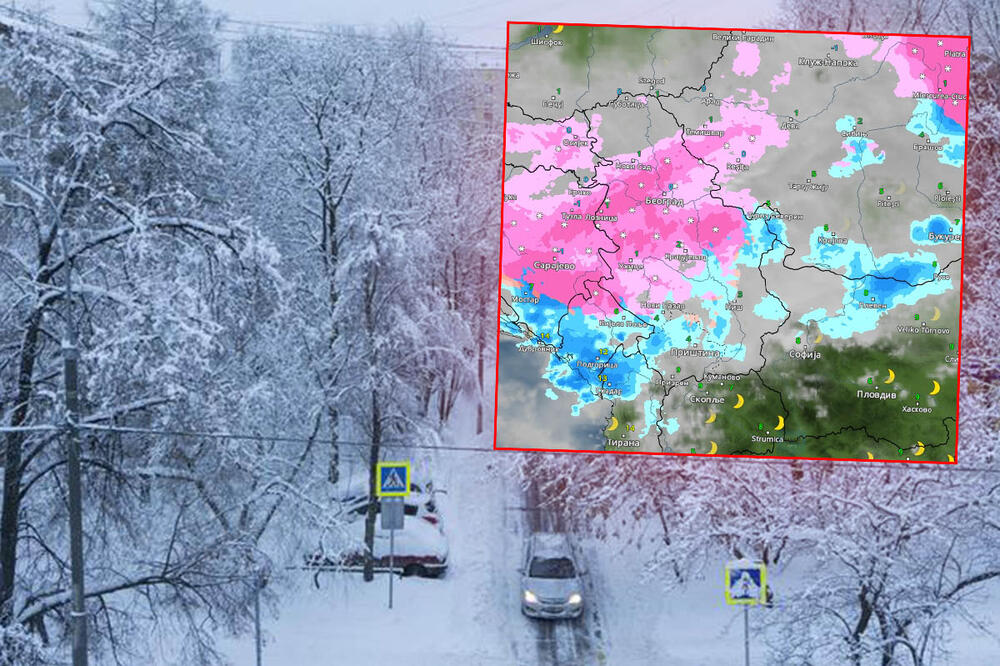 POGLEDAJTE KAKO ĆE SE NEVREME KRETATI IZ SATA U SAT: Hladni front stiže sa severa Evrope, SNEŽNI TALAS prekriće Srbiju! Evo i kada