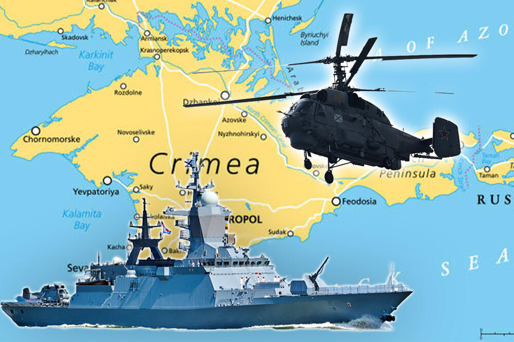 Rusija, Kamov Ka-27, Krim, ruski vojni brod