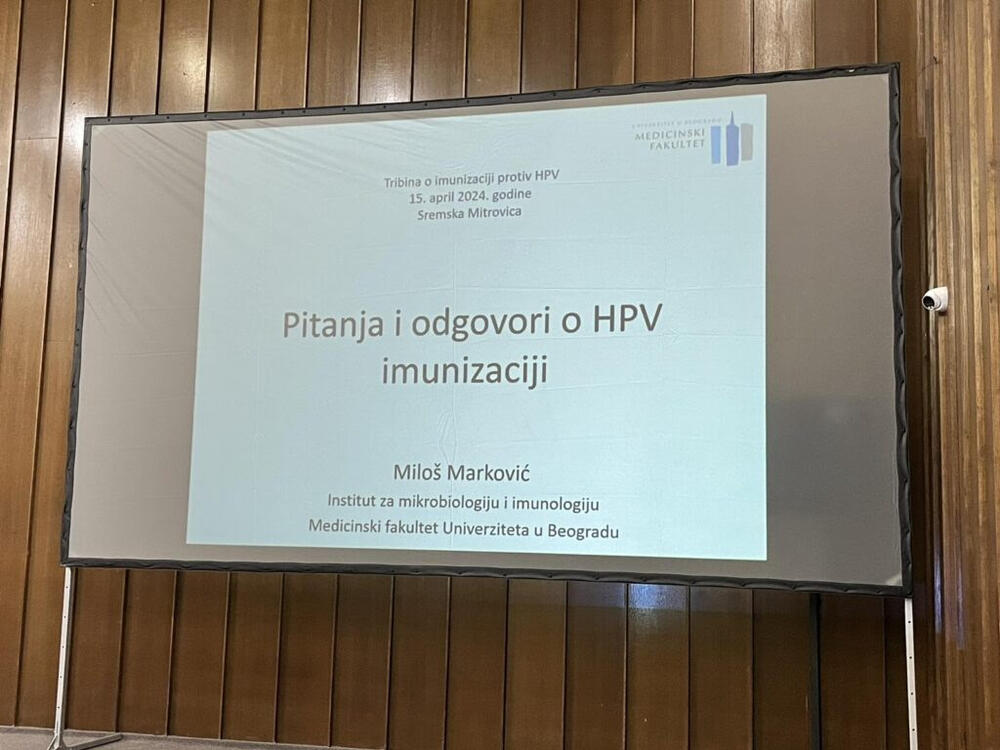 HPV infekcijA, tribina, Sremska Mitrovica