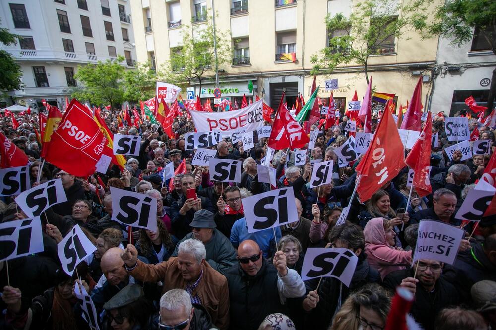 Španija, protesti, Pedro Sančez