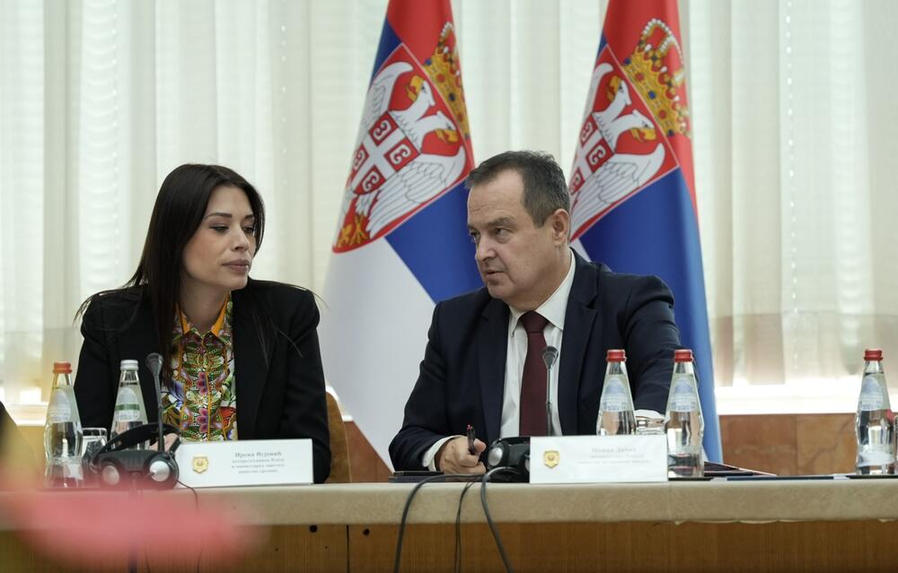 Ivica Dačić i Irena Vujović