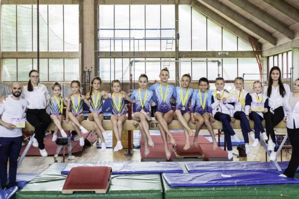Gimnastičarke GK “Pobednik” iz Beograda trijumfovale na Prvom kolu Pionirske gimnastičke lige Srbije