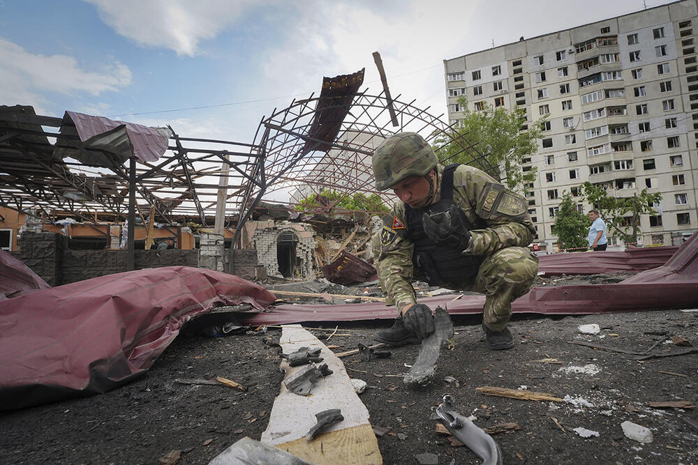 Fotografija nakon prethodnog napada na Harkov izvedenog 22. maja