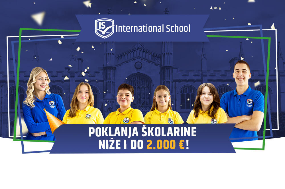 INTERNATIONAL SCHOOL SLAVI DAN ŠKOLE i poklanja velike popuste za upis osnovaca i srednjoškolaca