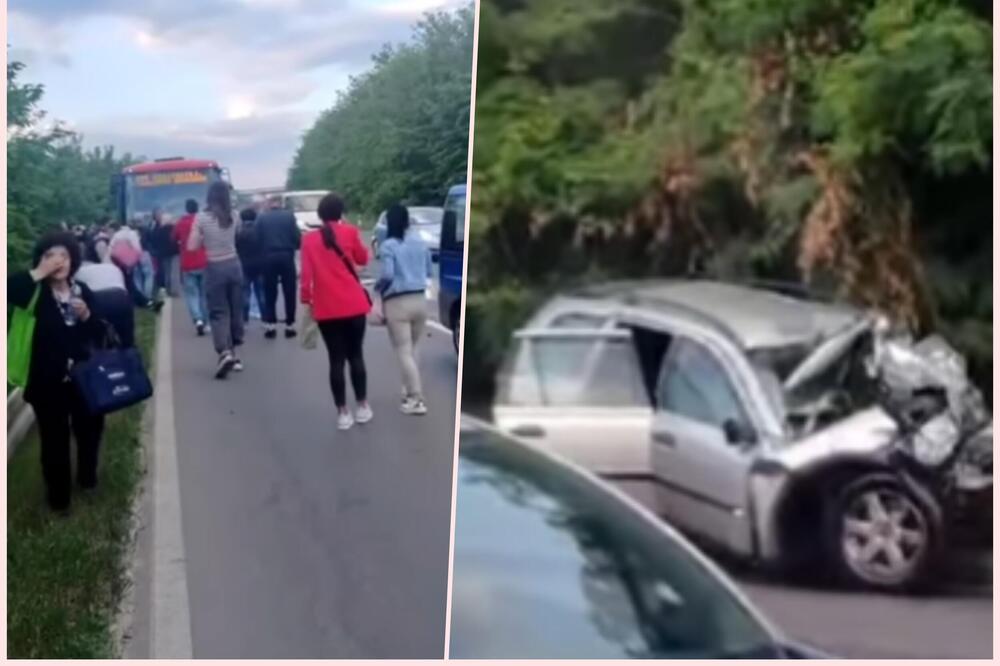 KURIR SAZNAJE, DETALJI TEŠKE NESREĆE KOD MLADENOVCA: Vozač automobila poginuo u sudaru s autobusom, povređenih više od 20 (VIDEO)