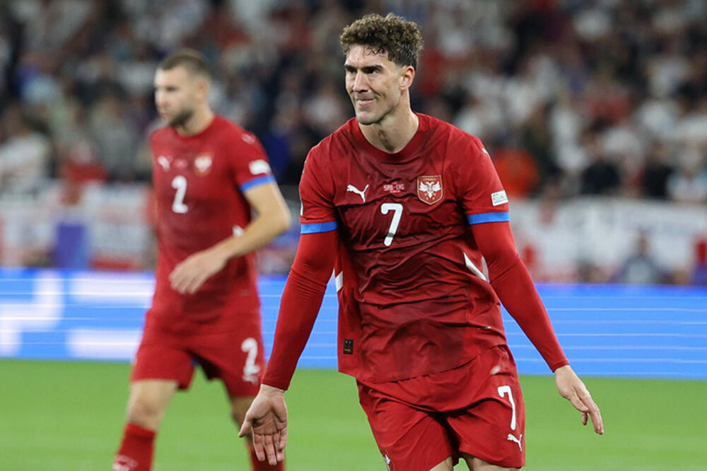 Srbija Engleska, Serbia England, Fudbalski savez Srbije, Fudbalska reprezentacija Srbije, EURO 2024, Dušan Vlahović