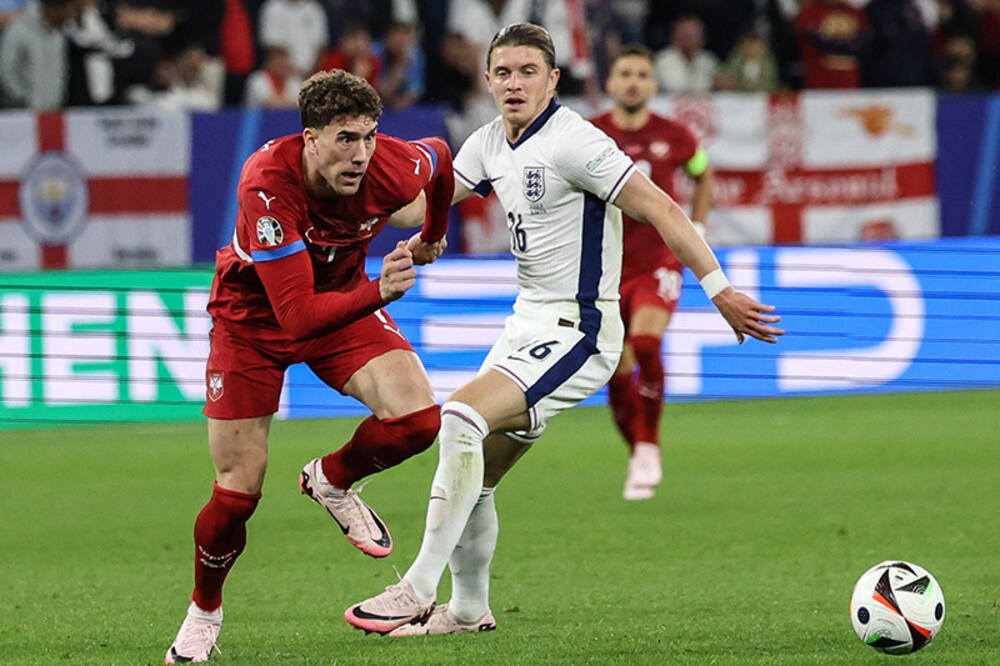 Srbija Engleska, Serbia England, Fudbalski savez Srbije, Fudbalska reprezentacija Srbije, EURO 2024, Dušan Vlahović