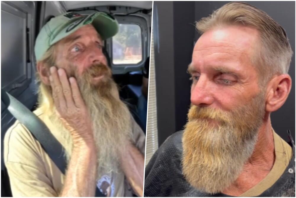 брада, бездомник