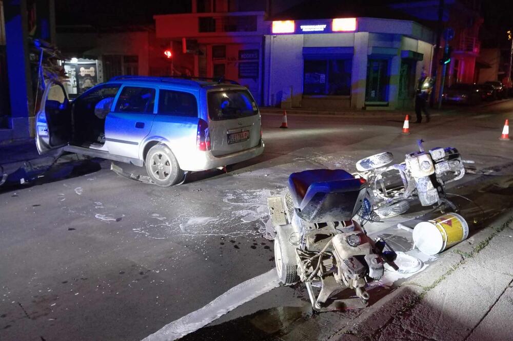 ALEKSANDAR PODLEGAO POVREDAMA: Strašne slike sa mesta nesreće u Leskovcu, drugi muškarac teško povređen (FOTO)