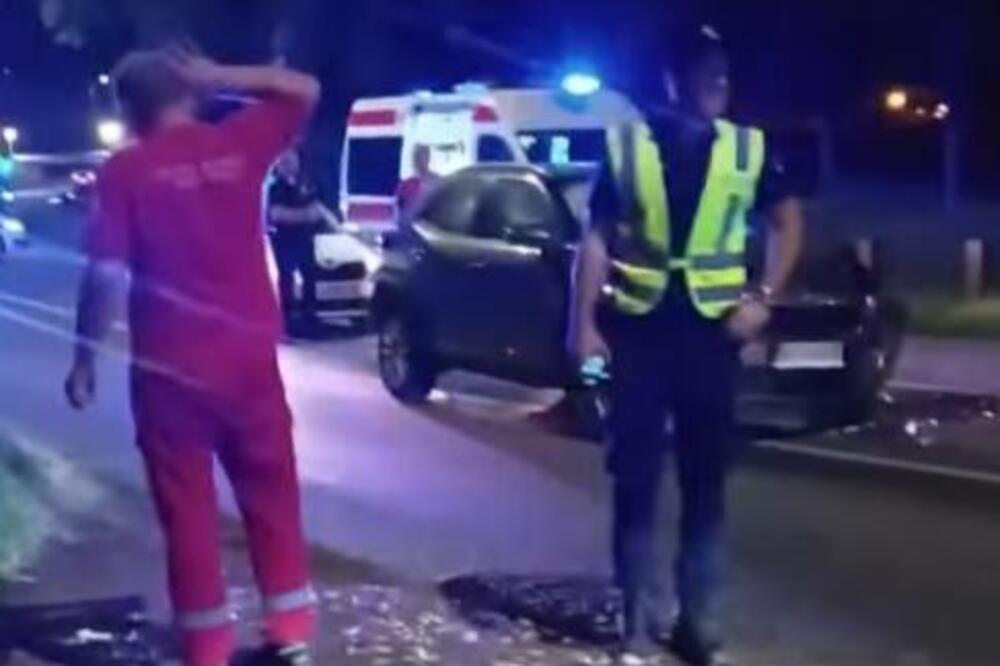 TEŽAK LANČANI SUDAR ISPOD KALEMEGDANA: Učestvovala 4 automobila i motor, Hitna pomoć na licu mesta (VIDEO)