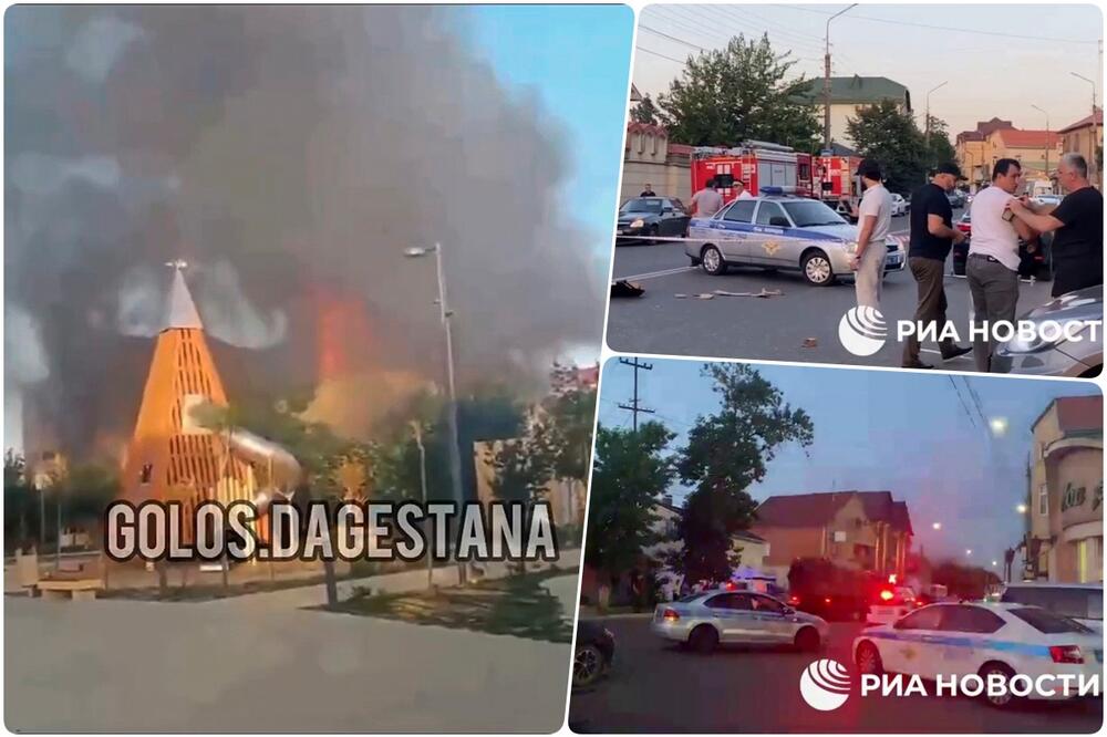 NOVI BILANS NAPADA U RUSIJI: U dve crkve, sinagogi i policijskoj stanici 17 mrtvih, ubijeno šest islamista, POTERA za ostalima