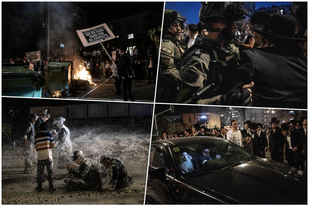 HAOS U JERUSALIMU, ULTRAORTODOKSNI JEVREJI NE ŽELE U VOJSKU: Kamenjem na policiju, napali i auto ministra, PADA VLADA? (VIDEO)