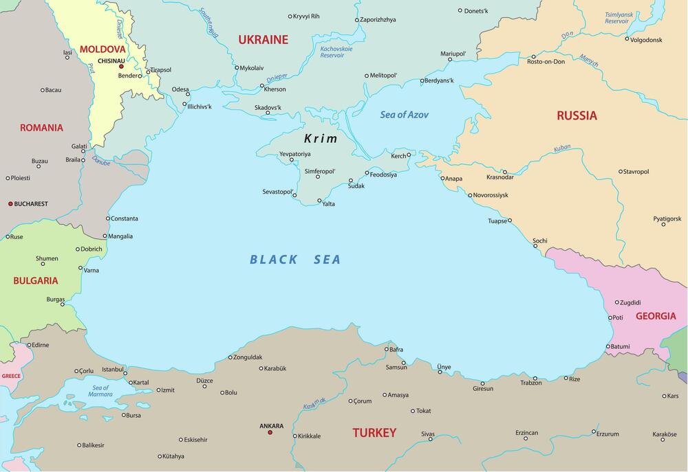 Rusija, Ukraijna, Crno more
