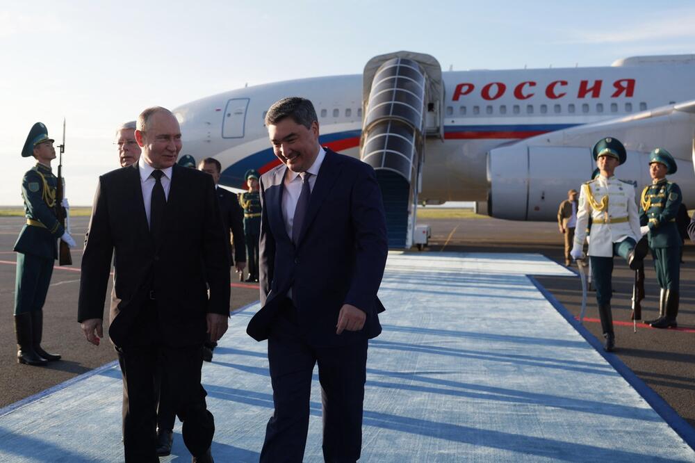 PUTIN STIGAO U KAZAHSTAN: Ruski predsednik na samitu Šangajske organizacije za saradnju, moguć sastanak s Erdoganom