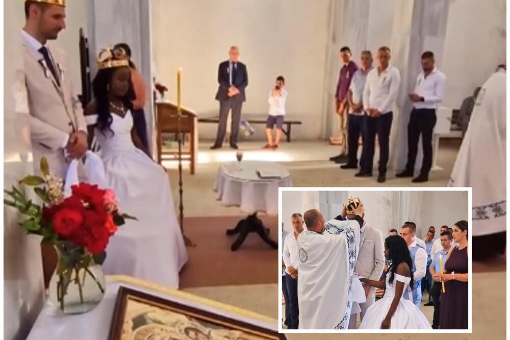 PATRICIJA IZ ZAMBIJE SE UDALA ZA SRBINA U PRAVOSLAVNOJ CRKVI: Zbog ljubavi promenila veru, a na venčanju bila lepa kao princeza!