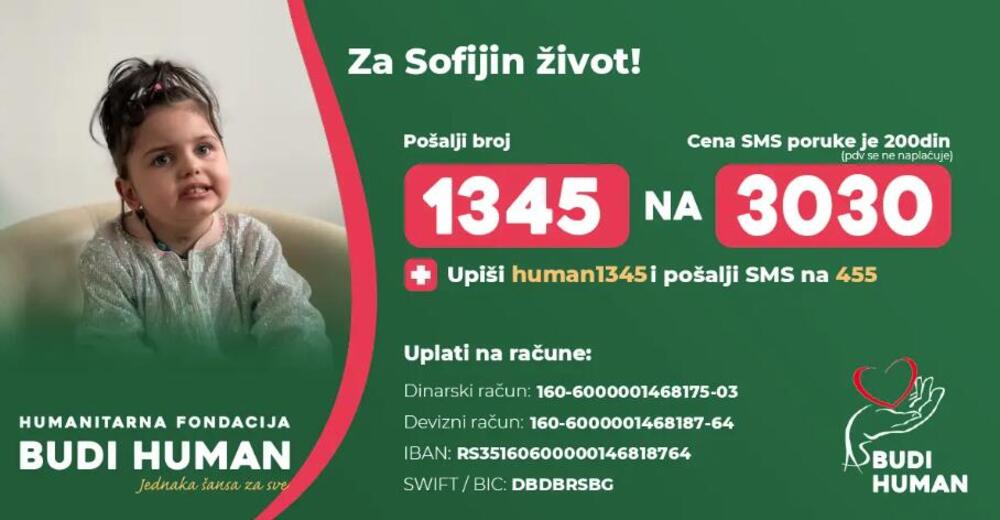 Sofija Ilić, Budi Human