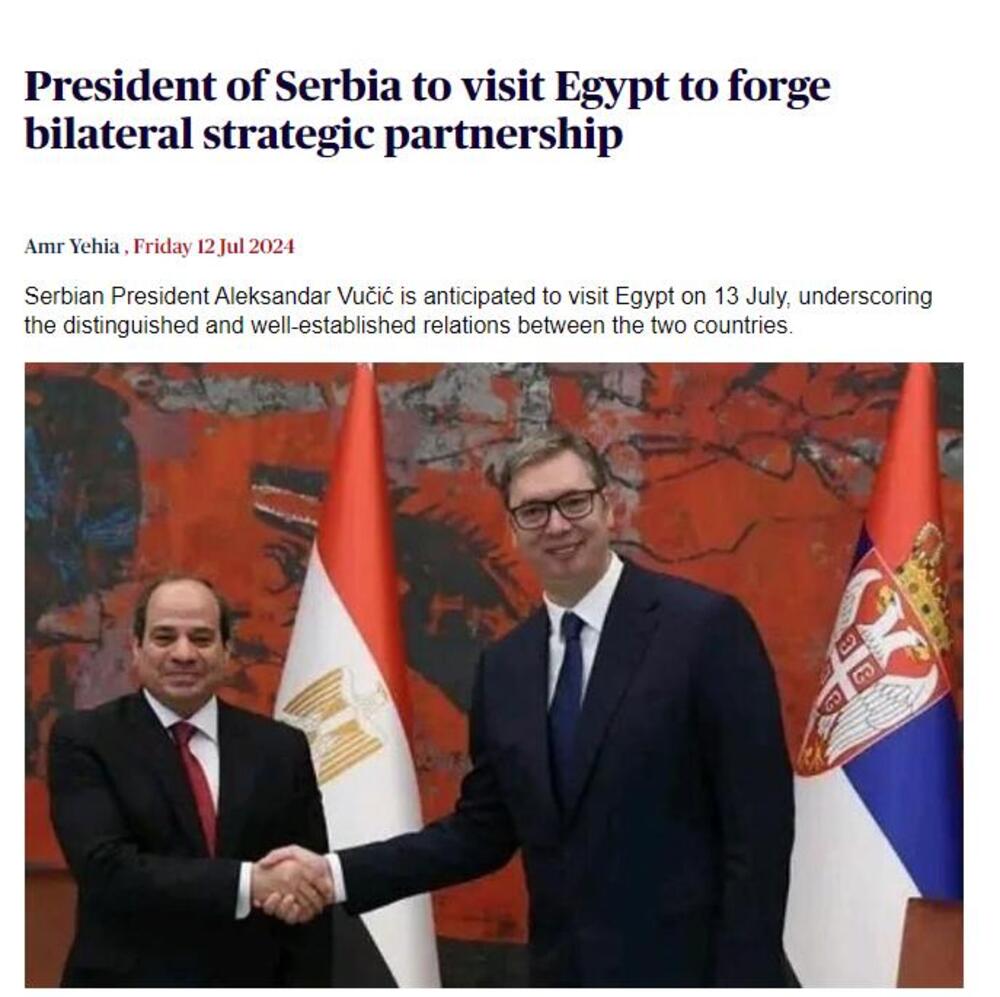 Aleksandar Vučić, Abdel Fatah el Sisi