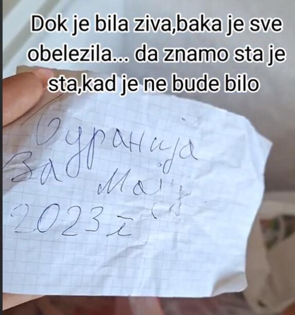 Baka ostavila pun zamrzivac