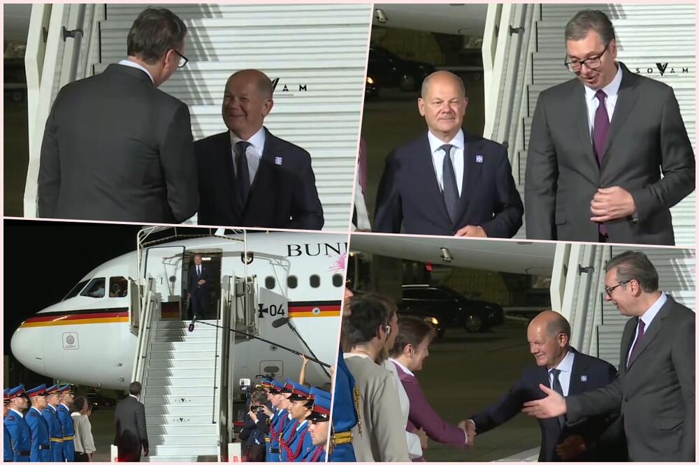 ŠOLC SLETEO U BEOGRAD Vučić ga dočekao na aerodromu (FOTO)