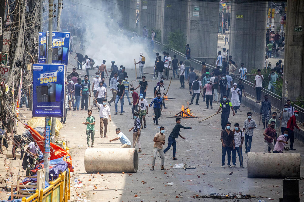 Bangladeš, Demonstracije