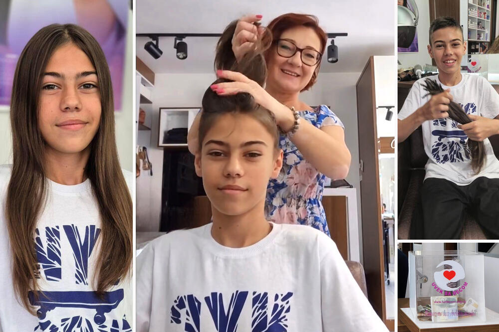 THE NOBILITY OF THIS BOY IS ADMIRABLE: Aleksa (14) from Loznica Didn’t Cut His Hair for 3 Years for One Goal! (VIDEO)