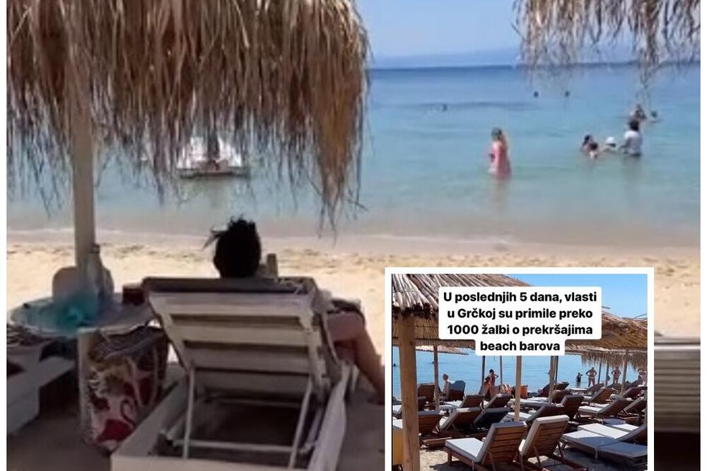 PLJUŠTE KAZNE NA PLAŽAMA GRČKE: Inspekcija zatvorila nekoliko bič barova! Kršili novi zakon, prijavljivali ih i turisti (VIDEO)