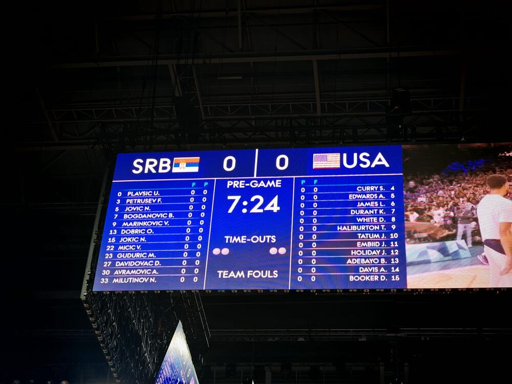 Srbija, SAD, Olimpijske igre, OI Pariz 2024