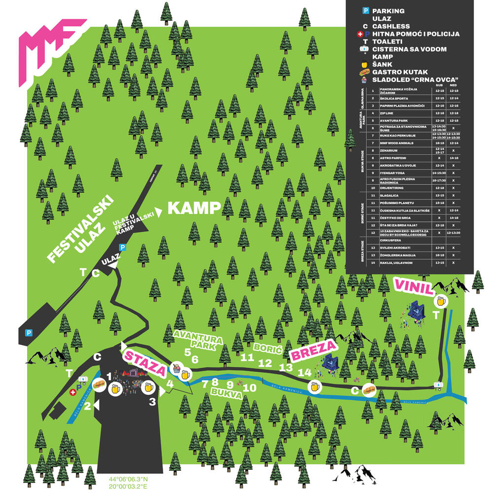 mapa Mountain Music Fest