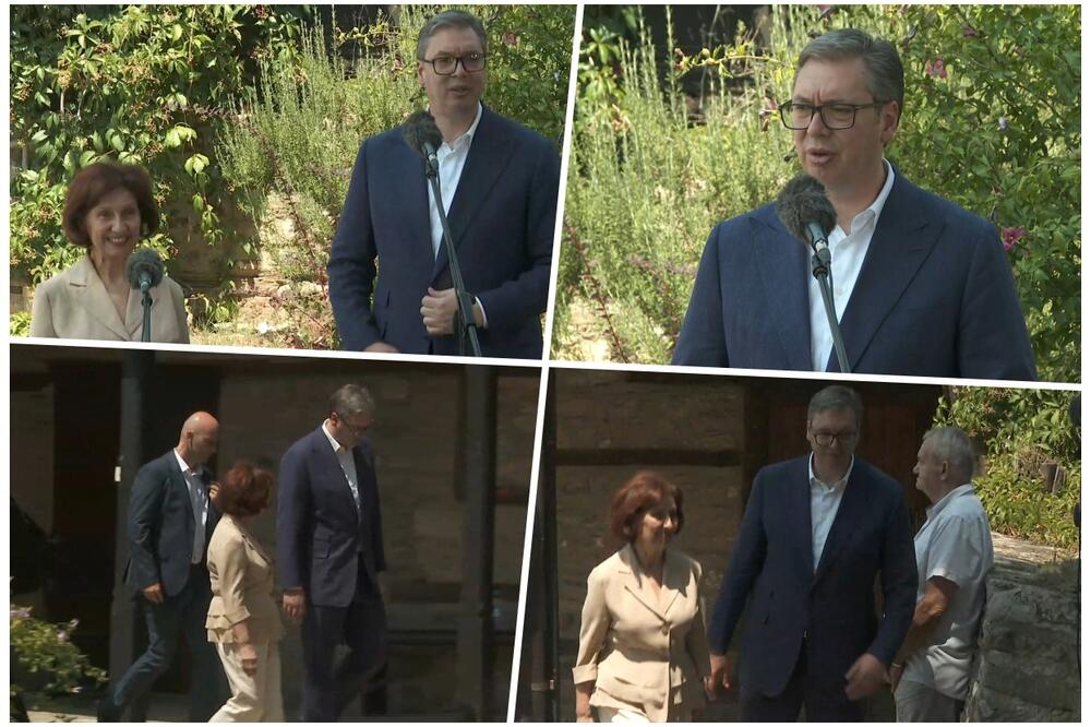 PREDSEDNIK VUČIĆ POSLE SASTANKA SA SILJANOVSKOM DAVKOVOM: Siguran sam da ćemo razvijati najbliže moguće odnose (FOTO)