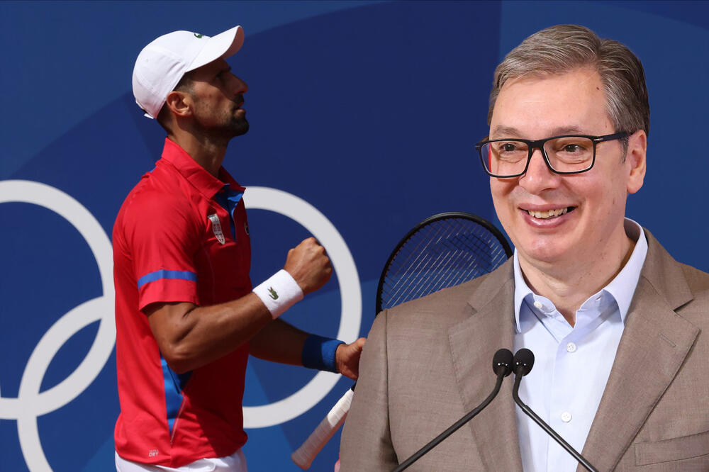 "VELIKI DAN ZA SRBIJU" Predsednik Vučić čestitao Đokoviću na osvajanju ZLATNE MEDALJE na OI: Nesalomiv duh, borbenost, patriotizam