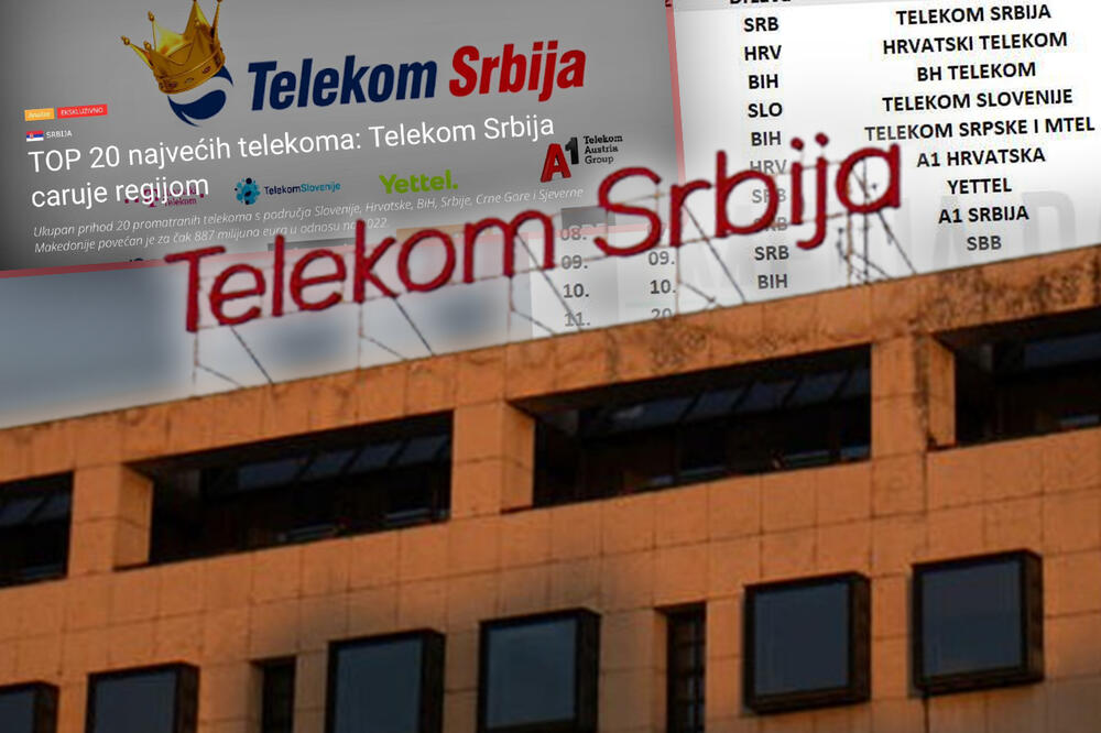 CRNO NA BELO IZ ZAGREBA: Telekom Srbija caruje regionom!