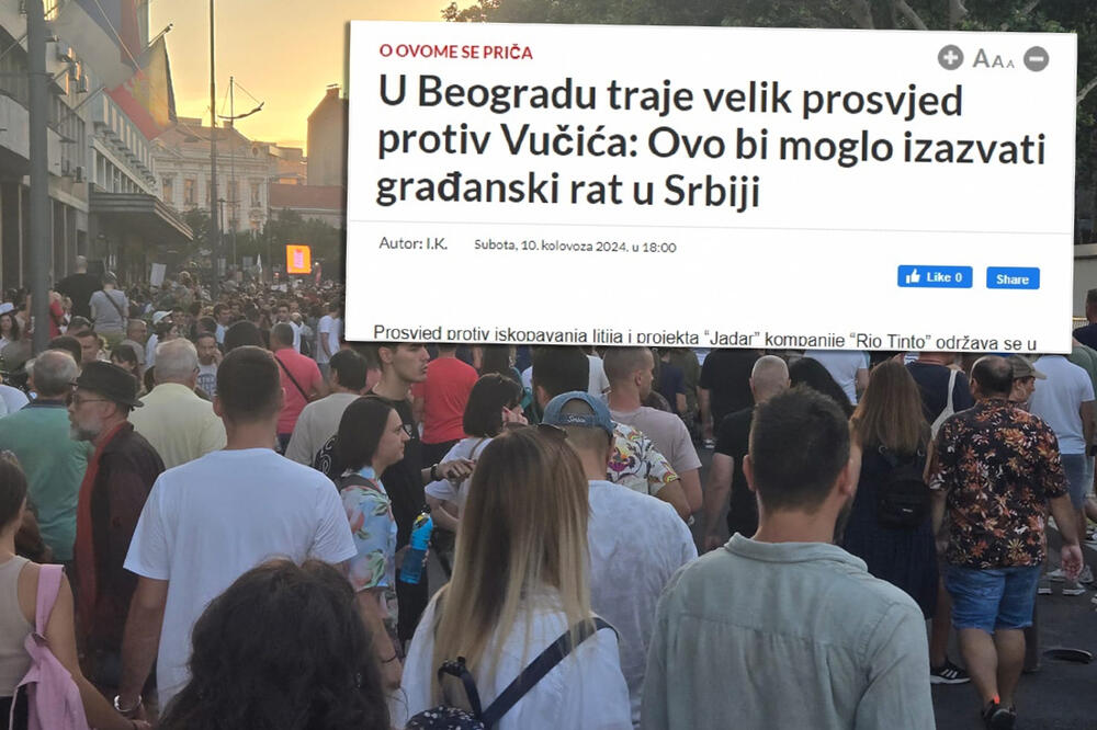 HRVATI SE NADAJU GRAĐANSKOM RATU U SRBIJI! Likuju i poručuju: "U Beogradu traje veliki protest protiv Vučića"