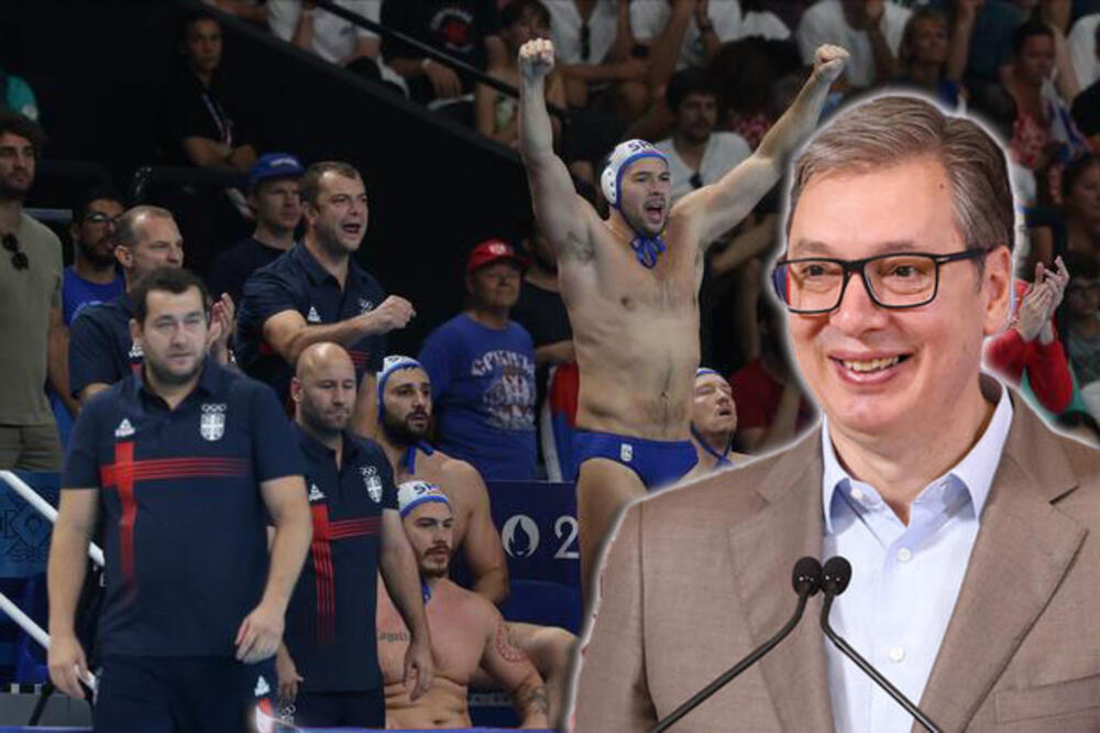 "OLIMPIJSKO NEBO DANAS JE PREKRIVENO NAŠOM TROBOJKOM" Vučić čestitao delfinima na pobedi: Još jedno zlato, NAJBOLJI NA SVETU!