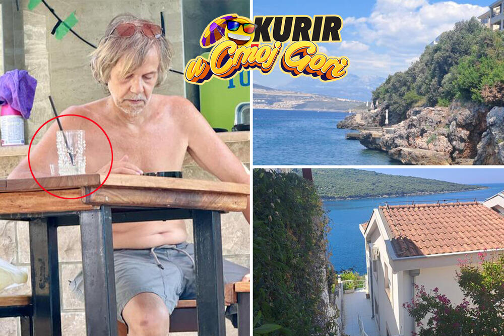 UZ RAKIJU I LIMUNADU UŽIVA NA ODMORU! Uhvatili smo Žiku Todorovića u Crnoj Gori, tek da mu vidite kuću i privatnu plažu! PAPARACO