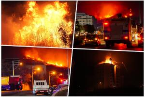 APOKALIPTIČNE SCENE U IZMIRU: Šumski požar stigao do predgrađa, naređena hitna evakuacija, gore cele zgrade (FOTO/VIDEO)