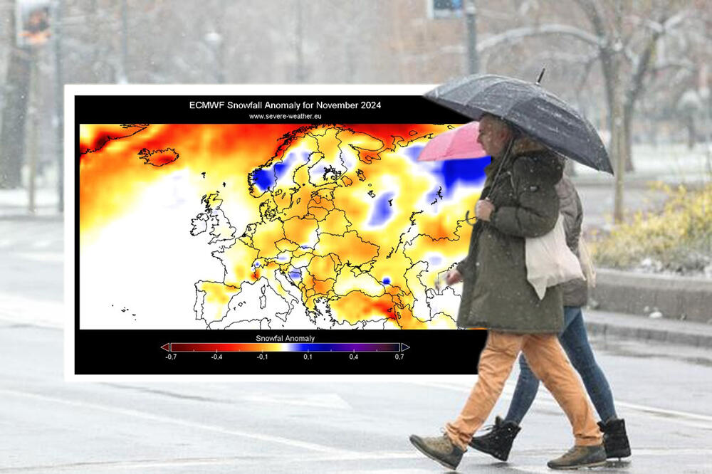 PRVI SNEG VEĆ U NOVEMBRU! Otkrivena anomalija temperature okeana, a kakva će biti jesen zavisi od jednog fenomena