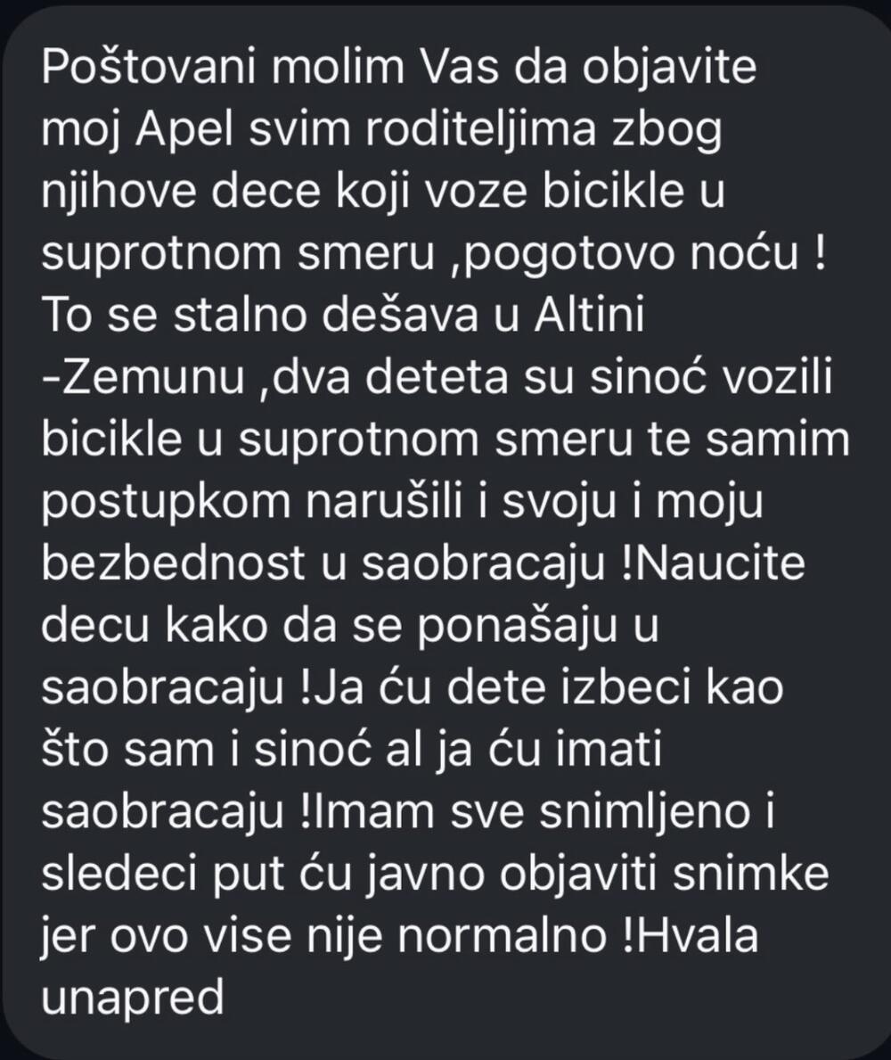 vožnja, Suprotni Smer, biciklo