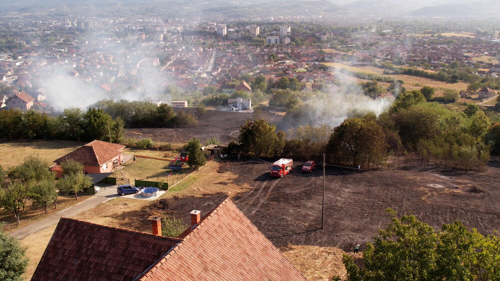 požar, Čačak, Ljubić, vatrogasci, vatra