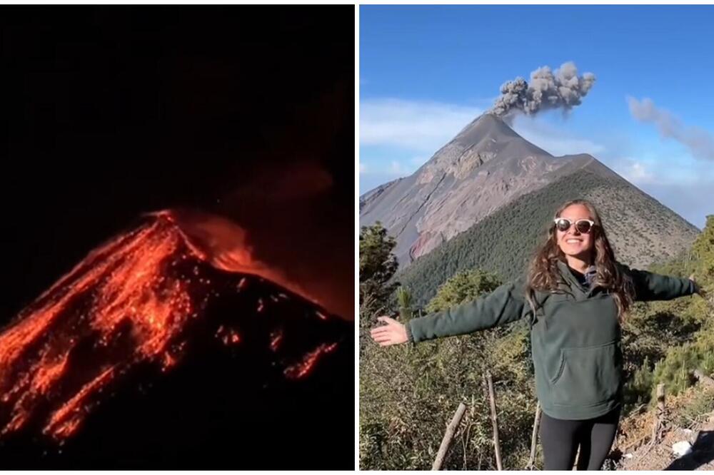 Naša Ljubica je videla erupciju aktivnog vulkana uživo: Otputovala u Gvatemalu, a onda doživela nešto što će pamtiti celog života